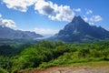 Aerial view of Opunohu, CookÃ¢â¬â¢s Bay and lagoon in Moorea Island